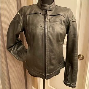Alpinestars Stella Black Label all leather women’s Moto Jacket. Medium.